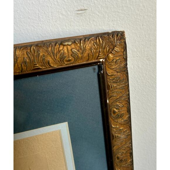 Antique Victorian Print of Woman in White Dress | 19th Century Artwork - Picture 6 of 7